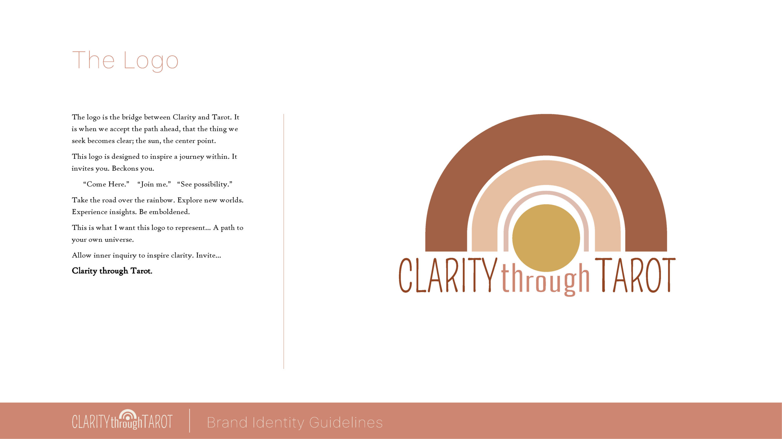 Clarity Through Tarot Brand Identity Logo